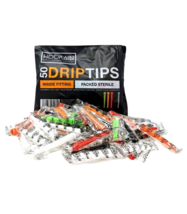Hookain Hygienemundstücke Drip Tips 5-farbig